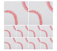 WATIIFUFU 40 Servilletas Desechables de Papel Diseño de Béisbol Blanco Decoración para Fiesta Cumpleaños Temática Deportiva Accesorios para Invitados y Centro de Mesa