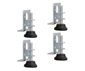 WATIIFUFU 4piezas Patas Niveladoras Ajustables para Muebles Soporte Antideslizante para Armarios Zapatas Regulables para Estabilidad y Amortiguación Accesorios para Muebles de Gabinete