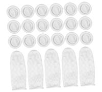 WATIIFUFU 550 Piezas para dedos de manga punta del dedo guantes para niños guantes manicura Guantes para uñas manga de punta de dedo guantes con punta de dedo