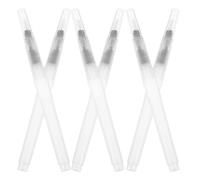 WATIIFUFU 6 Piezas Pincel de Dibujo Acuarela Recargable Bolígrafo de Acuarela Recargable de Plástico Punta Fina para Líneas para Pintura y Óleo