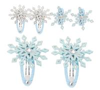 WATIIFUFU 6piezas Clips Para Cabello Forma De Para Niñas Accesorios y Coloridos Incluye Clips De y De Para Pequeñas Princesas