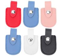 WATIIFUFU 6piezas Protectores para Tijeras de Uñas Cubiertas de Pu Duraderas para Cortauñas y Alicates de Cutículas Colores Surtidos Color Aleatorio