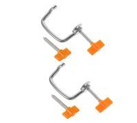 WATIIFUFU Abrazaderas Metálicas de Fijación para Máquina de Pasta Manual, Juego de 4 Piezas Naranja Tornillos, Soporte Resistente para Reparación y Montaje en Cocina Doméstica