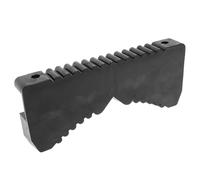 WATIIFUFU Accesorio Antideslizante para Escalera Extensible, Protector de Fijación de Aluminio y Goma, Almohadilla de 25 Cm para Escalera Telescópica, Accesorio Estable para Uso en Postes