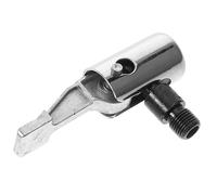 WATIIFUFU Adaptador de Compresor de Aire Portátil Mandril Roscado de Aleación de Zinc, Conector de Inflado Rápido Negro para Bomba de Aire, Accesorio Versátil para Neumáticos de Coche,