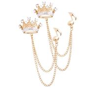 WATIIFUFU Alfiler de Solapa Musical para Hombre Notas y Emblema Dorado, Alfiler de Aleación de 2 Piezas, Accesorios de Traje Elegantes para Chaquetas y Abrigos, Estilo Clásico y Distintivo