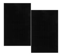 WATIIFUFU Almohadillas de Esponja Negras Almacenamiento Conveniente 2 Piezas para Joyero Inserto Cómodo y Vista Abierta para Caja de Pendientes