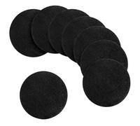 WATIIFUFU Almohadillas para puntear mandalas redondas de papel negro 17 cm, 8 uds, herramientas de dibujo para pintar mandalas con acrílicos, óleos y acuarelas