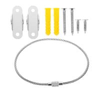 WATIIFUFU Anclajes Antivuelco para Muebles Infantiles 2 Juegos Acero Inoxidable Tornillos Kit Seguridad Bebés Fijación Pared para Tocadores y Estanterías Segura