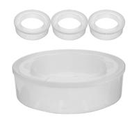 WATIIFUFU Anillos de Recarga para Cubo de Pañales 4 Piezas Anillos Delgados de Plástico para Bolsas de Basura para Pañales Sellado Antiolor Repuestos Compatibles en Cuidado Infantil