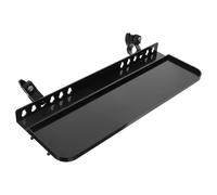 WATIIFUFU Bandeja para Caballete de Plástico Negro, Estante de Bandeja de Caballete Ligero y Resistente para Almacenamiento de Herramientas de Pintura