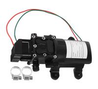 WATIIFUFU Bomba de Diafragma Eléctrica 12v 70W Negra Microbomba Autocebante de Alta Presión para Pulverización y Limpieza Compacta y Resistente para Sistemas de Flujo Pequeño