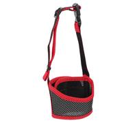 WATIIFUFU Bozal para Perro Ajustable XL Rojo, Antimordedura Transpirable para Perros Medianos, Bozal Práctico para Mascotas Seguro y Cómodo para Evitar Mordidas y Lamidos