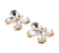 WATIIFUFU Broche de Vintage Gemas de Imitación Juego de 2 Piezas Aleación Cristales Brillantes Accesorio Decorativo para Vestidos Bufandas y Abrigos de Mujer