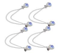 WATIIFUFU Broche para Chal con Cadena de Rosas Vintage, Pinzas para Suéter y Bufanda, 4 Piezas, Aleación Ligera, Clip Decorativo Medieval para Cardigans y Ropa Femenina Elegante