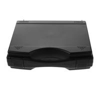 WATIIFUFU Caja de Almacenamiento para Micrófono Rígida de Plástico Estuche Organizador para Equipo de Audio para Viajes y Grabación de Sonido Mediano