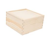 WATIIFUFU Caja de Dulces de Boda Única de 25 X 25 X 8 Cm Elegante Caja de Dulces de Madera para Decoración de Recepción de Boda