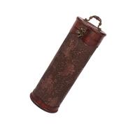 WATIIFUFU Caja de Vino de Madera Decorativa con Asa Diseño Retro con Cierre Duradero Almacenamiento Portátil para Botellas Pequeñas de Vino Tinto para Regalo y Vinoteca