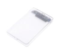 WATIIFUFU Caja USB Disco Duro Transparente con Carcasa Externa Compatible Ssd USB Micro b Diseño Fino Sin Herramientas Plug and Play con Indicador Led