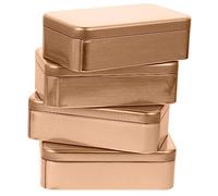 WATIIFUFU Cajas De Para Mujeres 4 Piezas Latas De Hojalata Cajas De Almacenamiento Para Fiestas De Bodas Lisas Y Pulidas
