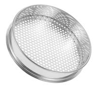 WATIIFUFU Cedazo Portátil y Apilable de Suelo Redondo de Acero Inoxidable 20 Cm Filtro Resistente para Cribar y Compostaje para Jardín y Hogar