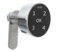 WATIIFUFU Cerradura Electrónica Codificada de Pantalla Táctil para Cajones y Armarios Aleación Resistente Código de 4 Dígitos Seguridad para Oficina y Hogar Cerradura Digital para