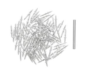 WATIIFUFU Clavos de Doble Cabeza para Zócalos sin Costuras, Tornillos Invisibles de Metal Resistentes, sin Marcas, Kit 101 Piezas con Funda Específica para Hogar y Paredes