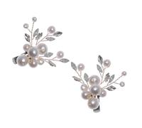 WATIIFUFU Clips para Zapatos Mujer Perlas y Brillantes, Hebillas Decorativas para Sandalias y Tacones Altos, Accesorios Elegantes para Bodas Ocasiones