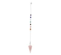WATIIFUFU Colgante De Cristal Hexagonal Para Sanación De Chakras Amuleto De y Radiestesia Diseño De Pendulo De Decoración Para Joyas y Accesorios