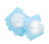 WATIIFUFU Conector Modular para Jaula de Hámster 6 Piezas, Módulo de Unión de Túneles Externos, Placa de Conexión Azul para Tubos de Mascotas, Expansión de Hábitat para Juego y Descanso