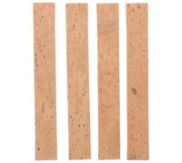 WATIIFUFU Corchos para Juntas de Trompeta y Clarinete, Kit de Repuesto 4 Tiras de Corcho Estable para Cuello y Campana, Accesorios para Reparación y Sellado en Instrumentos de Viento Madera