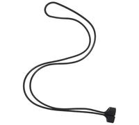 WATIIFUFU Cordón Antipérdida Elástico para Auriculares Deportivos de Gel de Sílice Negro, Resistente y Práctico para Correr y Hacer Ejercicio