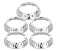 WATIIFUFU Cubierta Decorativa de Base para Taburete de Bar Hidráulico, 5 Piezas de Plástico Resistente, Protección para Base de Trompeta, Funda Reparadora para Muebles de Bar y