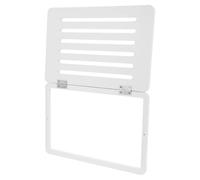 WATIIFUFU Cubierta Instalación Sencilla para Caja Medidora Eléctrica de Pvc Blanco Ventilación de Pared y Rejilla de Acero Inoxidable para Protección Elegante