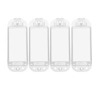 WATIIFUFU Cubierta Protectora Transparente para Interruptor de Palanca de Luz 4 Piezas Resistente a la Humedad y Arañazos Protección Segura para Hogar y Oficina Fácil Instalación sin