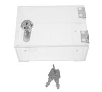 WATIIFUFU Cubierta Protectora Transparente para Interruptor Tipo 86 con Llave de Bloqueo, Caja de Salida Resistente al Agua para Uso en Exteriores, Hogar, Oficina y Jardín, Protector