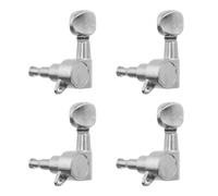 WATIIFUFU de Afinación para Ukelele Fácil Instalación 4 Piezas Cabezal Cerrado de Metal y Resina Sintética Accesorio de Repuesto Adecuado para Entusiastas y Principiantes