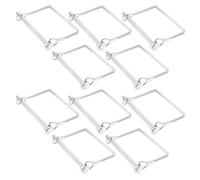 WATIIFUFU de Pasador de Acoplamiento de Seguridad Metal Fabricación Precisa 10 Piezas para Remolques Adecuado para Jardín y Remolque