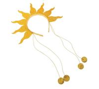 WATIIFUFU Diadema de Sol Brillante Diadema de Fuego de Fiesta para Adultos y Accesorio de Cabello de Fuego para Halloween Fiestas y Disfraces