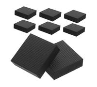 WATIIFUFU Elevadores Antideslizantes para Muebles 8 Piezas 50X50X20 MM de Goma para Cama Sofá y Armarios Protectores de Patas Función Amortiguadora para Uso Interiores y Exteriores