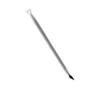 WATIIFUFU Empujador de Cutículas y Limpiar Cutículas de Doble Punta de Acero Inoxidable Herramienta Plateada para Remover Residuos para Uso Personal y Decoración de Uñas