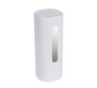 WATIIFUFU Estante para Vasos de Papel Blanco de Pp Dispensador Automático y Tapa, Soporte sin Perforaciones para Tazas de Fondo Plano y Cónico, Seguro y Práctico para Cocina