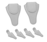 WATIIFUFU Funda Protectora para Alicates para Cutículas Compacta 6 Piezas Bolsa Porta Tijeras de Pu Evita Caídas y Daños, para Herramientas de Cutícula y Tijeras de Pedicura, para Neceser