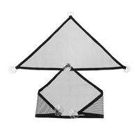 WATIIFUFU Hamaca para Reptiles y Hámsteres de Malla Negra Ventosas, Columpio Colgante de Goma para Verano, Aumenta el Espacio de Actividad y Es Fácil de Usar, Pack de 2 Unidades