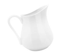 WATIIFUFU Jarra de Leche de Cerámica Asa 250 Ml Jarra para Espumar Leche Lechero Multifuncional para y Diseño Clásico Adecuado para Cocina y Cafetería