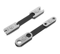 WATIIFUFU Llave Ajustable Giratoria 360° Doble Extremo 2 Piezas Herramienta Multiposición para Reparación Automotriz y Mantenimiento del Hogar