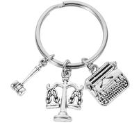 WATIIFUFU Llavero de Abogado de Aleación Resistente Colgante Decorativo Pequeño y Ligero para Llavero o Bolso Accesorio Creativo para Abogados y Estudiantes de Derecho