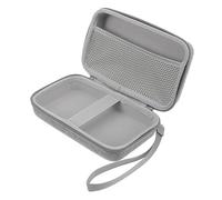 WATIIFUFU Maletín De Maquillaje Portátil Organizador De Cosméticos con Compartimentos para Viaje Estuche De Maquillaje Compacto y Elegante Color Gris
