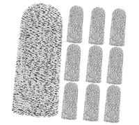 WATIIFUFU Mangas Para Dedos Resistentes a Cortes Talla Única 10 Piezas Protección Anticorte Antidesgaste Transpirable Para Cocina y Manualidades Cubiertas Para Pulgar y Dedos Uso Doméstico Laboral
