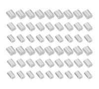 WATIIFUFU Manguitos de Bucle de Aluminio para Cables de Acero, 180 Piezas Fuertes y Fáciles de Transportar Orificio en Forma de 8, Ideales para Pesca y Uso Agrícola